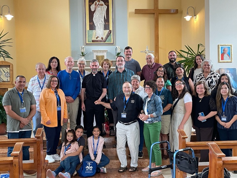 A Triumph group in the chapel, 2025