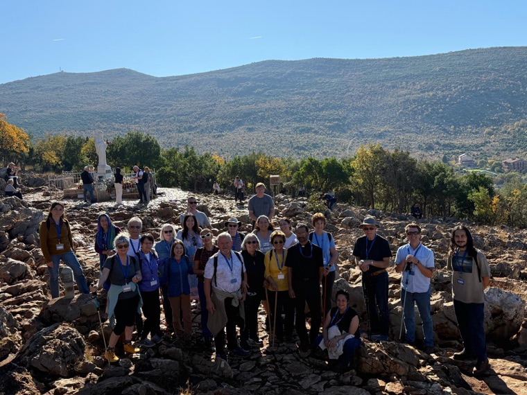 A Triumph group on Apparition Hill, 2025