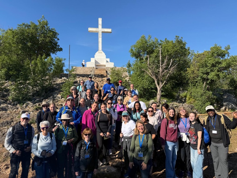 A Triumph group on Cross Mountain, 2026